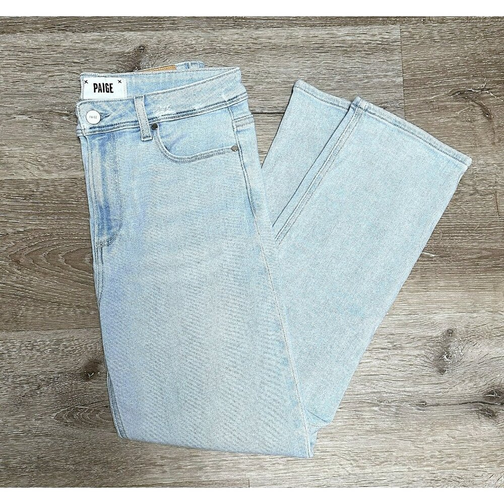 Paige Cindy Crop Light Blue Jeans Size 28